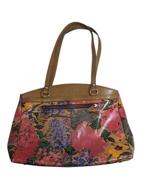 Patricia Nash Poppy Tote Handbag Floral Design